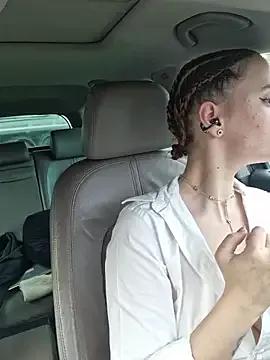 SophieCharm — Anal Show in Car  